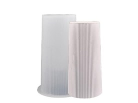 Molde silicona florero rayas finas 
